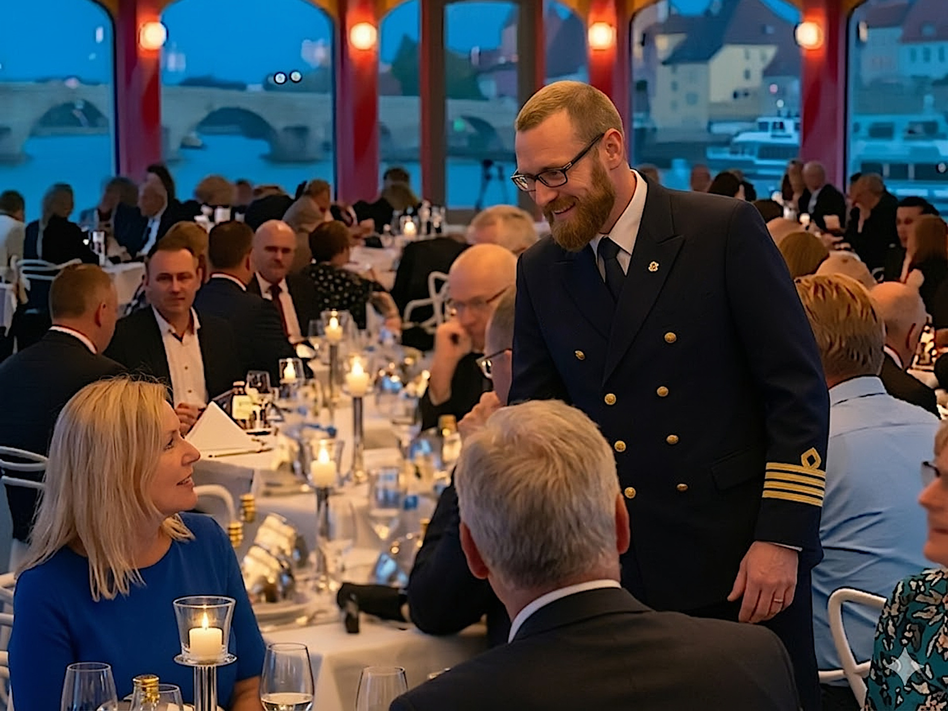 Captains-Dinner auf der MS Gloria - Schifffahrt Regensburg